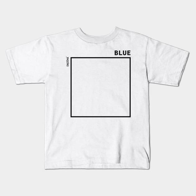 Black or Blue Kids T-Shirt by Enickma